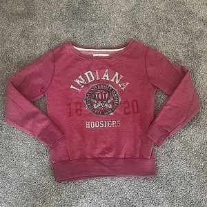 Indiana University Hoosiers crimson crewneck sweatshirt